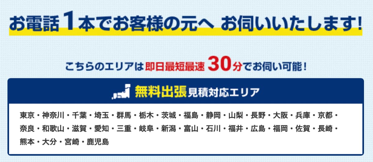 出張買取の方法・流れ